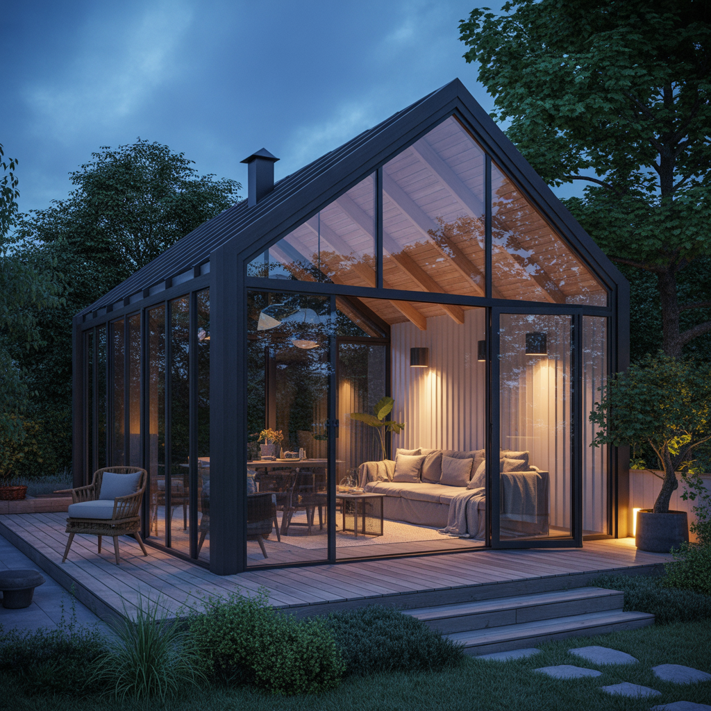 9.Hur installerar man belysning i ett uterum